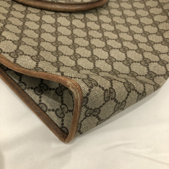 Gucci Beige and Brown vintage Tote Bag - Picture 7 of 15